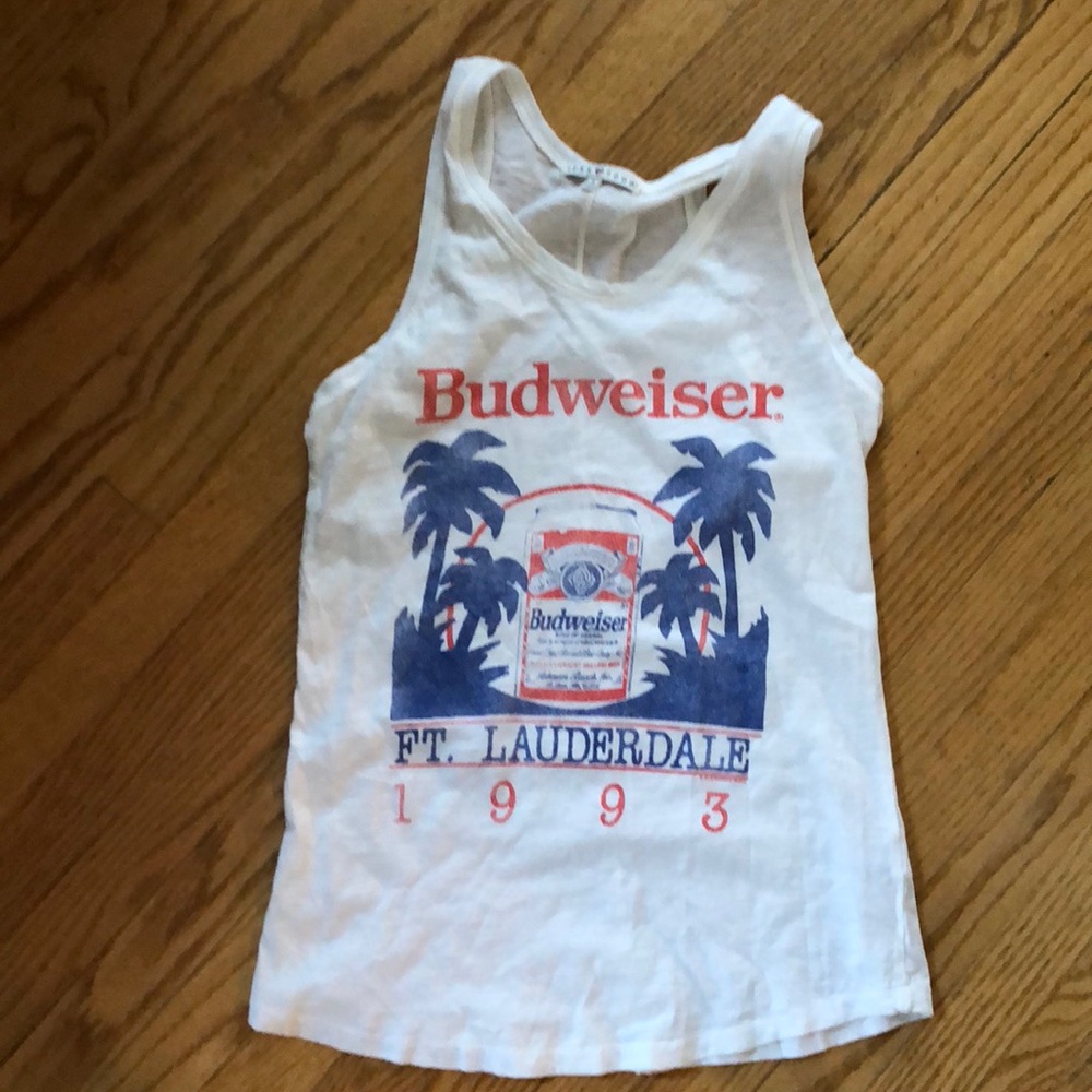 🆕 Junk Food Budweiser Tank spring break